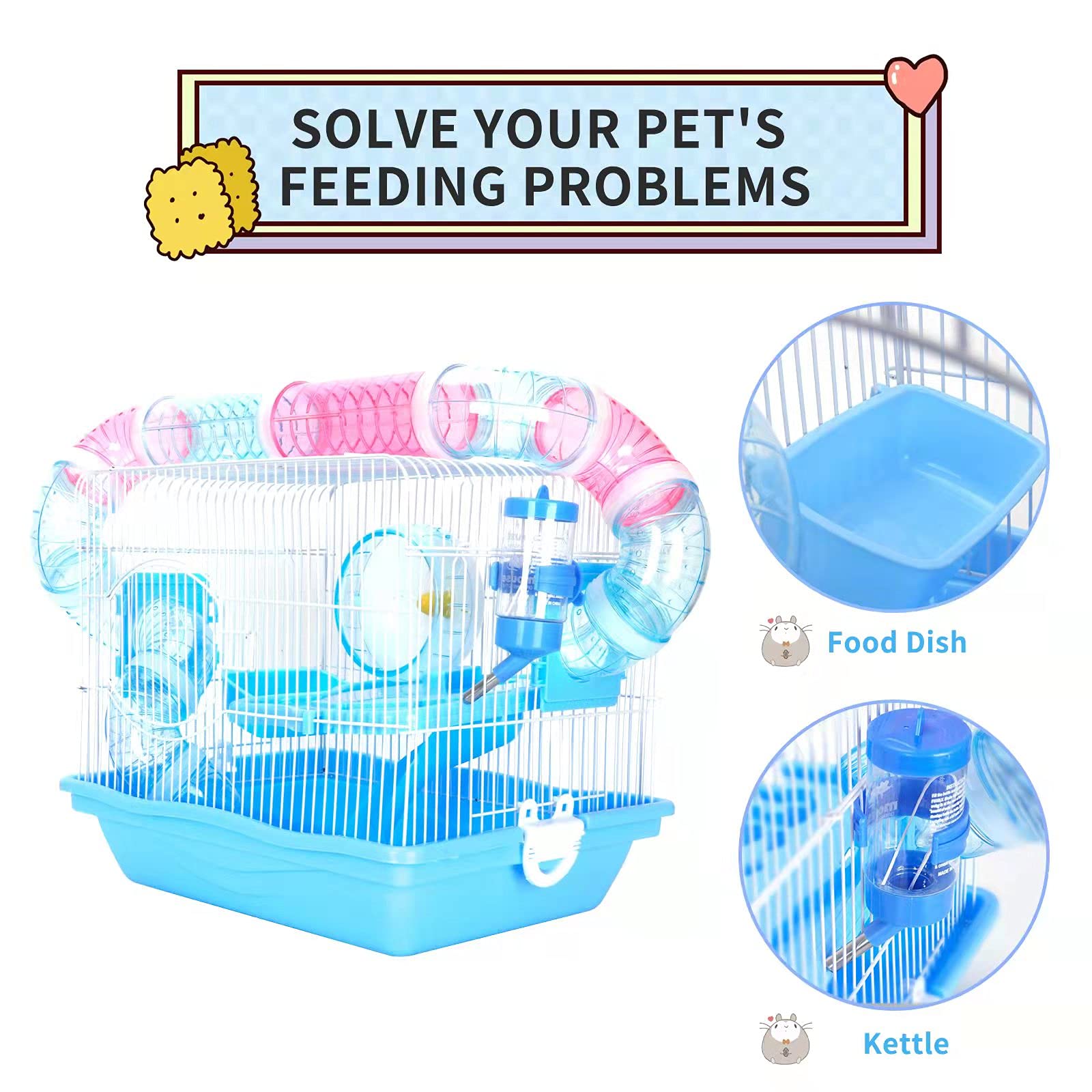 FSBTWOO quick-clean plastic tray simplifies routine maintenance.