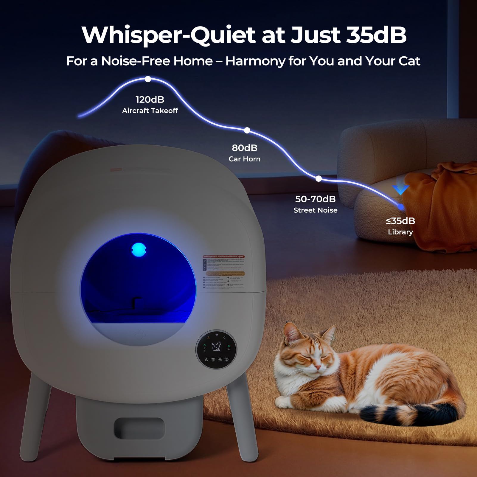 Fsitego cat-weight and usage monitoring helps you gauge activity and tailor routines.