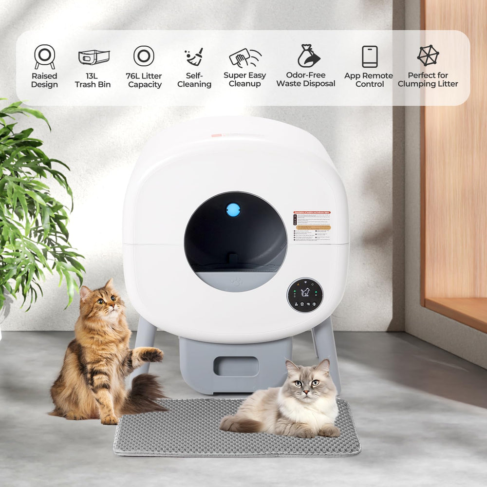 Fsitego whisper-quiet operation at 35dB reduces noise for pets and people.