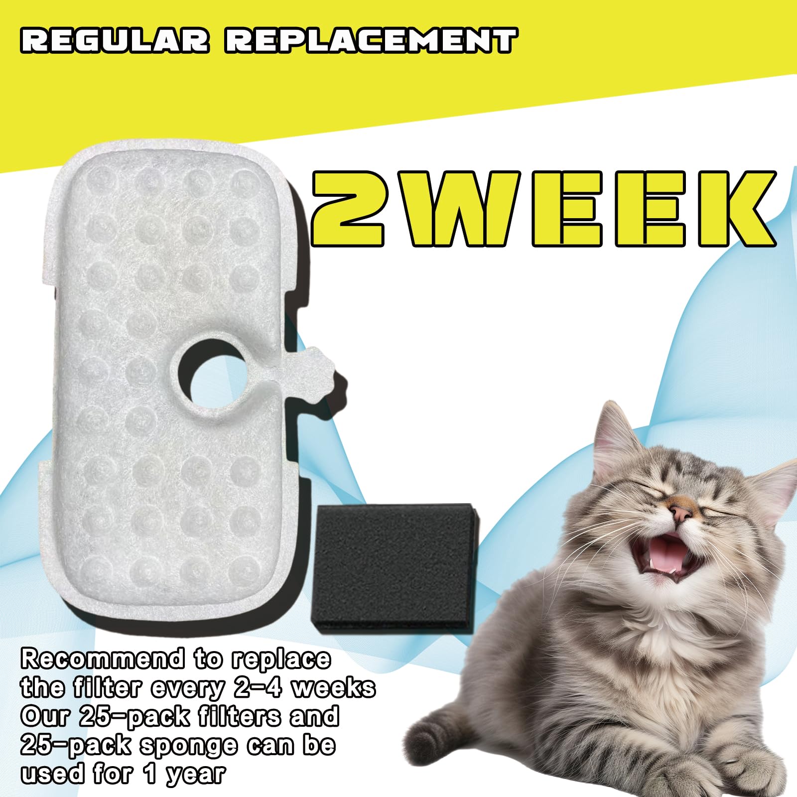 Ftplayuiq operación ultra silenciosa, ideal para gatos sensibles.