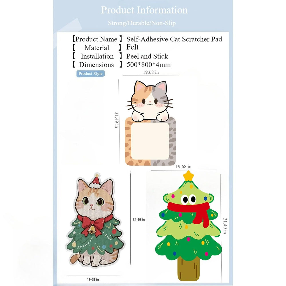 Ftruixang indoor cat scratcher helps direct scratching to a dedicated zone.
