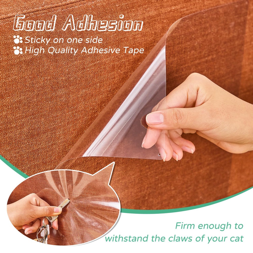 FTSTC anti-cat-scratch protector easy-tear-and-stick for quick setup.