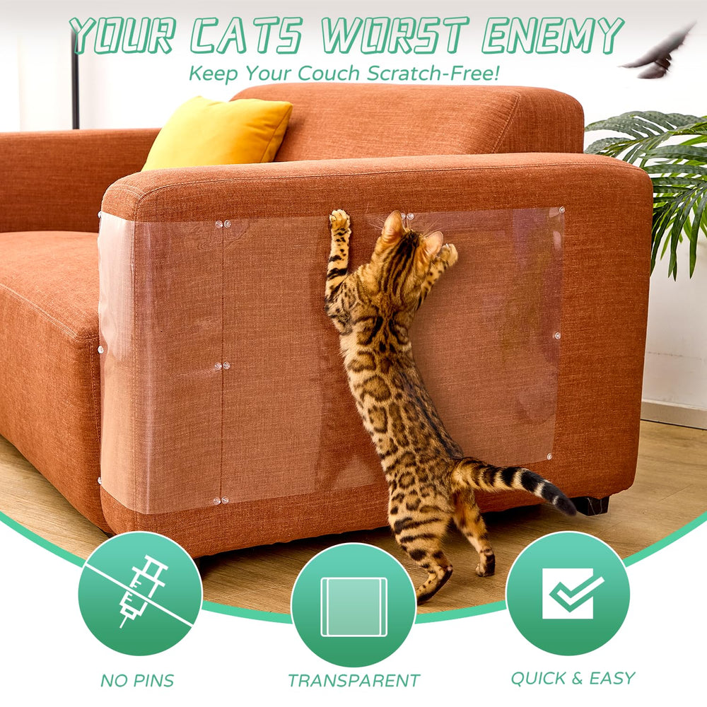 FTSTC anti-cat-scratch protector non-toxic vinyl with no odor.