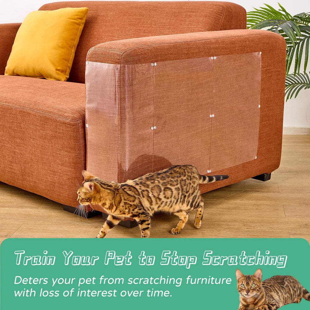 FTSTC anti-cat-scratch protector twist-pins for extra secure attachment.