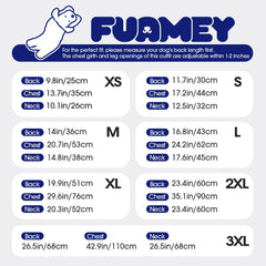 FUAMEY back-zipper-easy-dressing enables quick on/off for busy owners