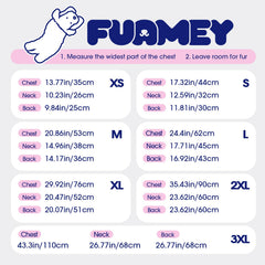 FUAMEY thick-collar warmth provides neck protection on cold, windy days.