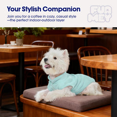 FUAMEY dog fleece vest soft texture ensures gentle wear for long indoor and outdoor sessions.