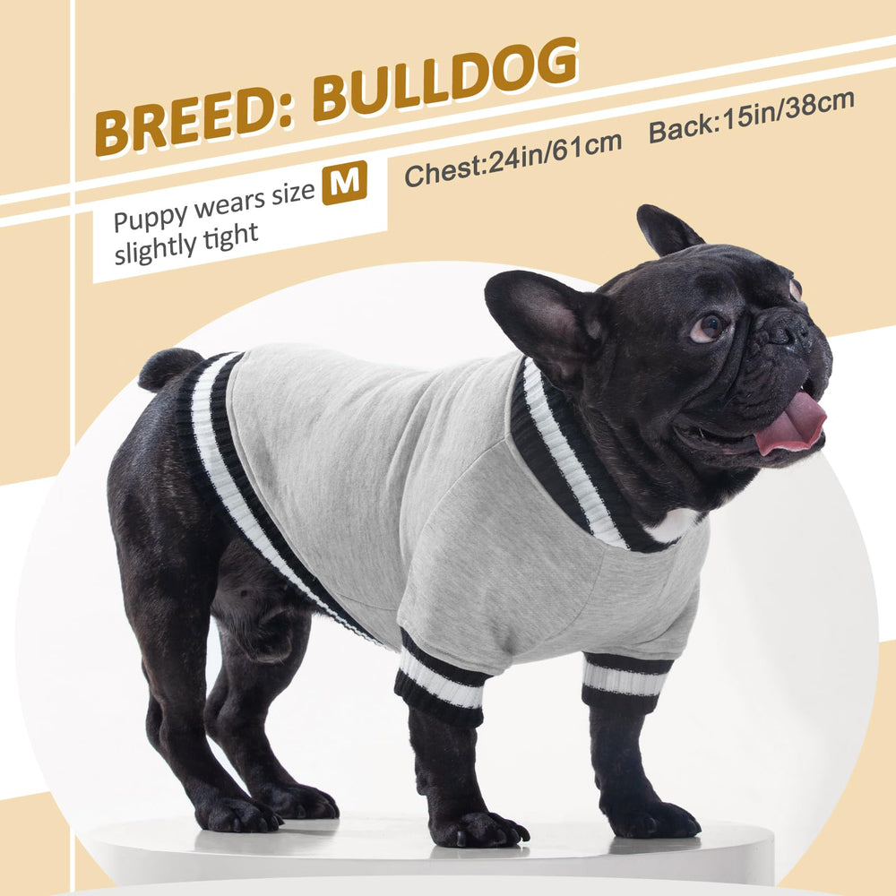 FUAMEY dog pullover sweatshirt color black for versatile wear