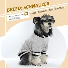 FUAMEY dog pullover close-up neckline in grey highlighting soft fleece