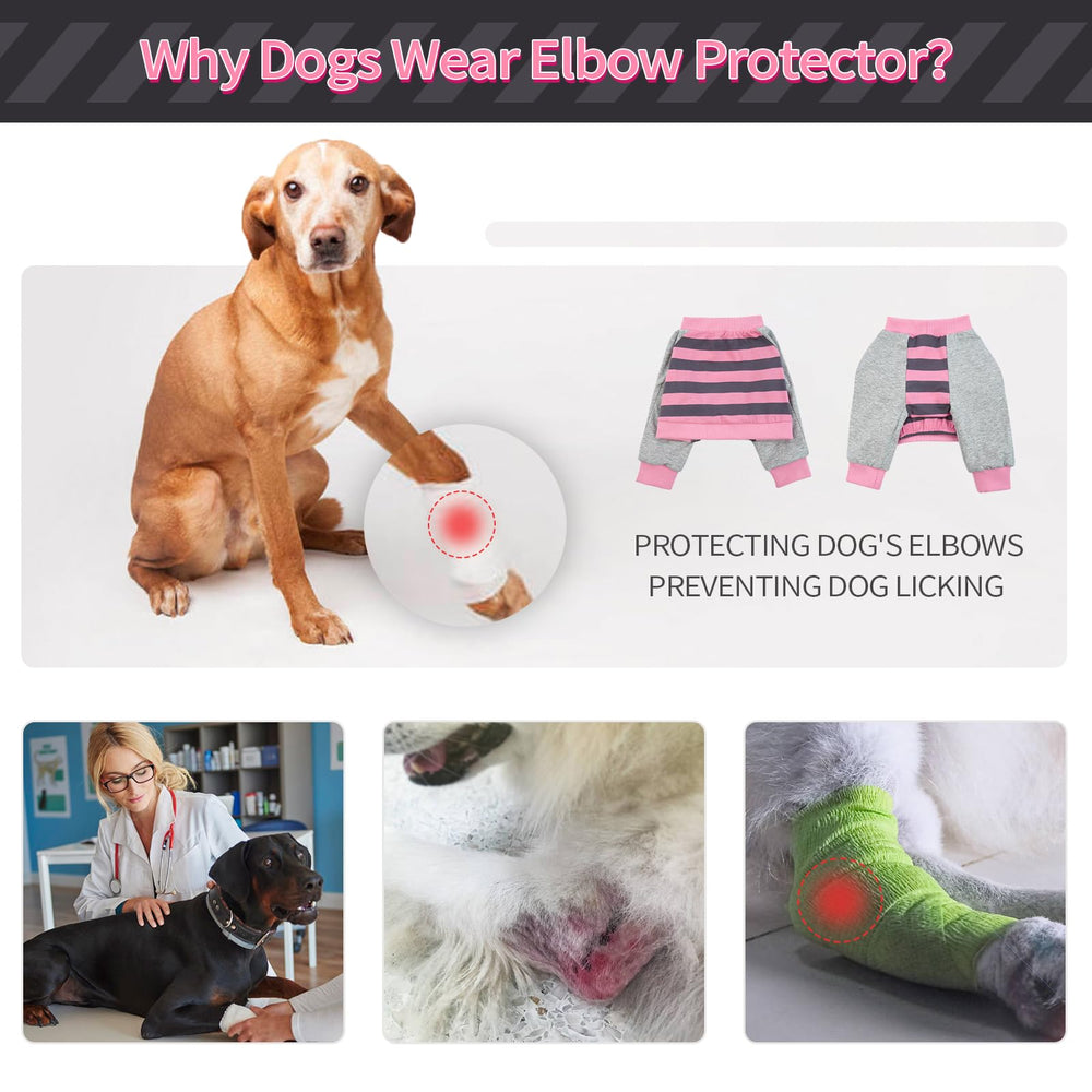 FUAMEY Dog Recovery Sleeve easy-on-off design promotes quick dressing
