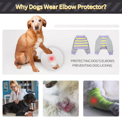 FUAMEY dog recovery sleeve easy-on-off design makes dressing quick and stress-free.