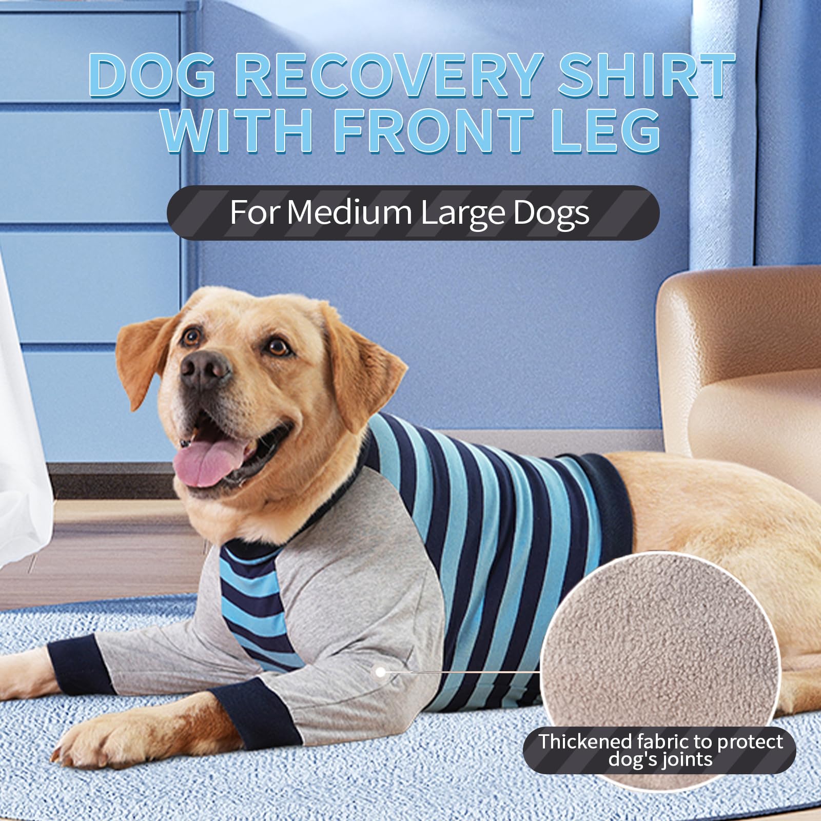 FUAMEY front-leg protection worn as pajamas at home for comfort