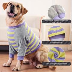 FUAMEY dog recovery sleeve lick-stop reduces irritation by limiting licking.