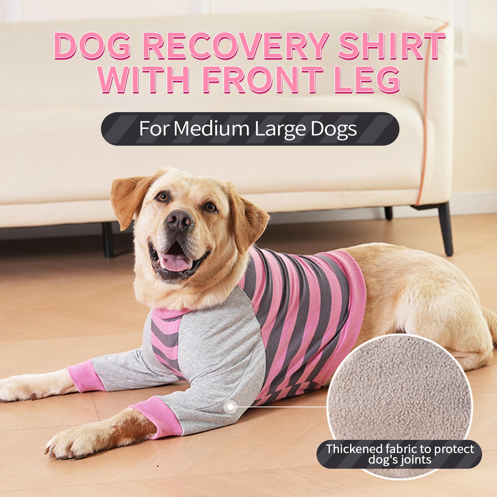 FUAMEY Dog Recovery Sleeve outdoors use provides skin protection from dust and debris