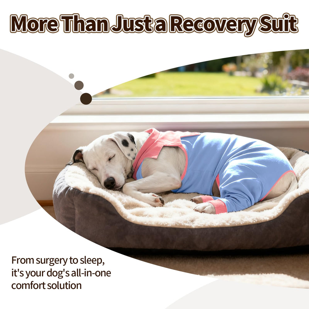 FUAMEY dog recovery suit indoors outdoors acts as barrier against dirt and irritants
