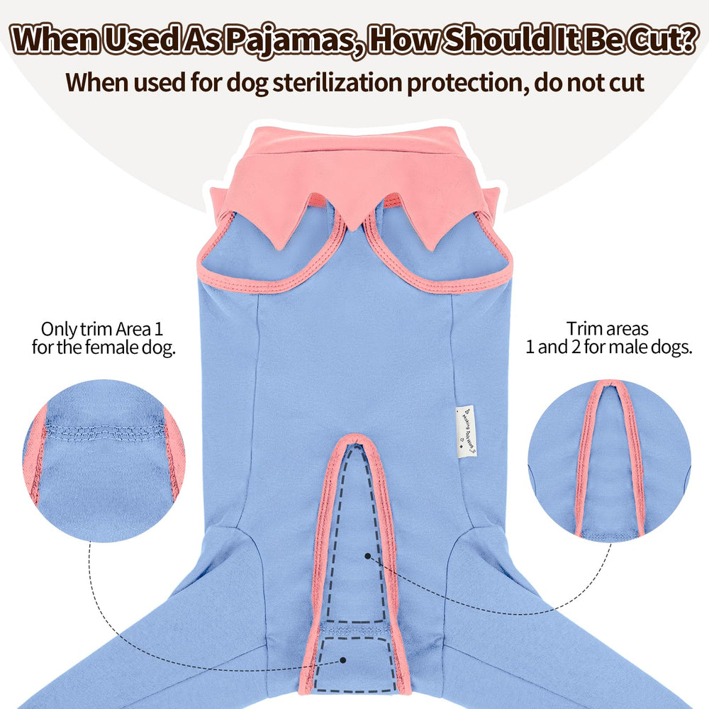 FUAMEY dog recovery suit daily wear for indoor cleanliness and skin protection