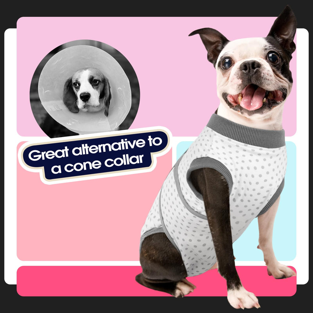 FUAMEY dog recovery suit diaper-compatible design for practical post-op care