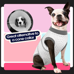 FUAMEY dog recovery suit diaper-compatible design for practical post-op care