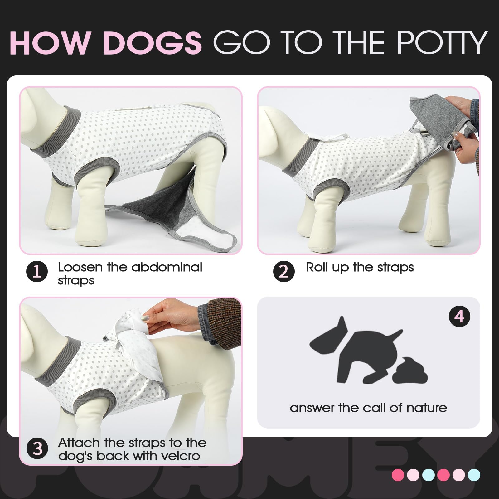 FUAMEY dog recovery suit postoperative use for neuter/spay recovery