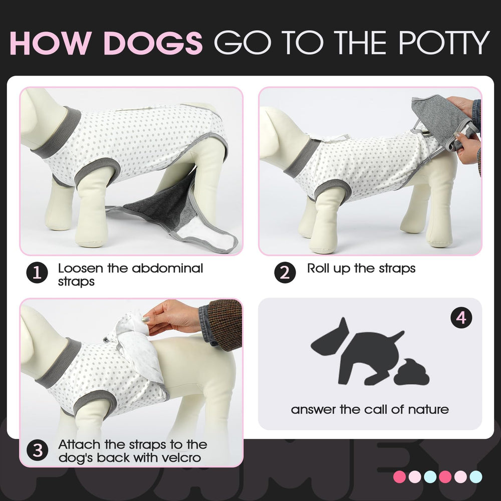 FUAMEY dog recovery suit postoperative use for neuter/spay recovery