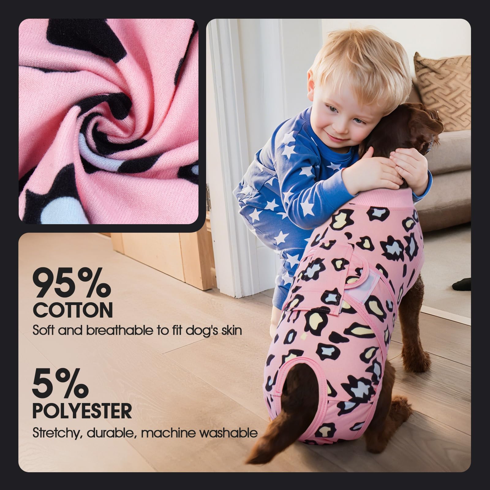 FUAMEY size chart highlights XS–XXL options for precise fit