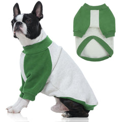 FUAMEY dog sweatshirt with plush inner lining delivers cozy warmth for chilly days.