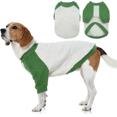 FUAMEY dog sweatshirt plush lining keeps dogs warm during chilly walks