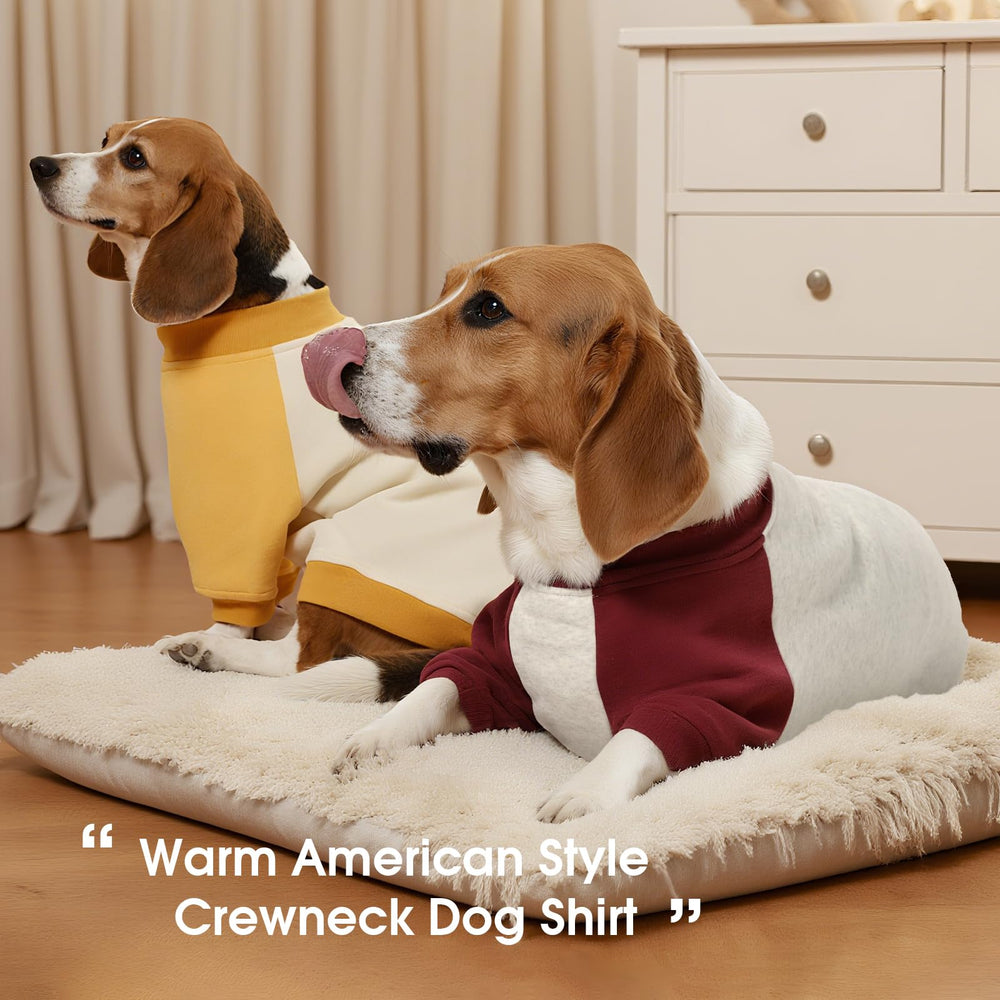 FUAMEY dog sweatshirt with raglan sleeves enabling easy movement