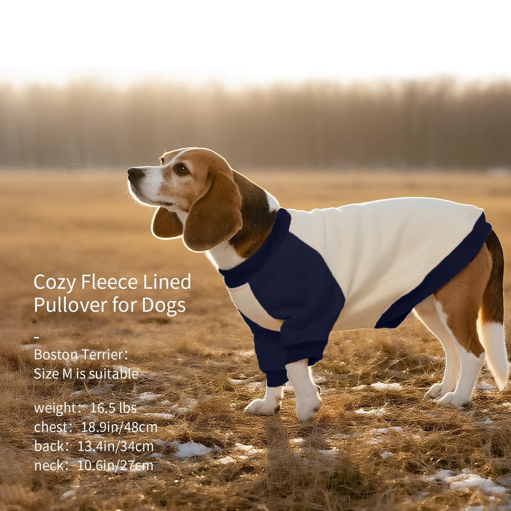 FUAMEY dog sweatshirt thick fleece—light wind protection