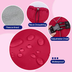 FUAMEY inner lining closeup shows soft, skin-friendly fleece for cold-weather comfort
