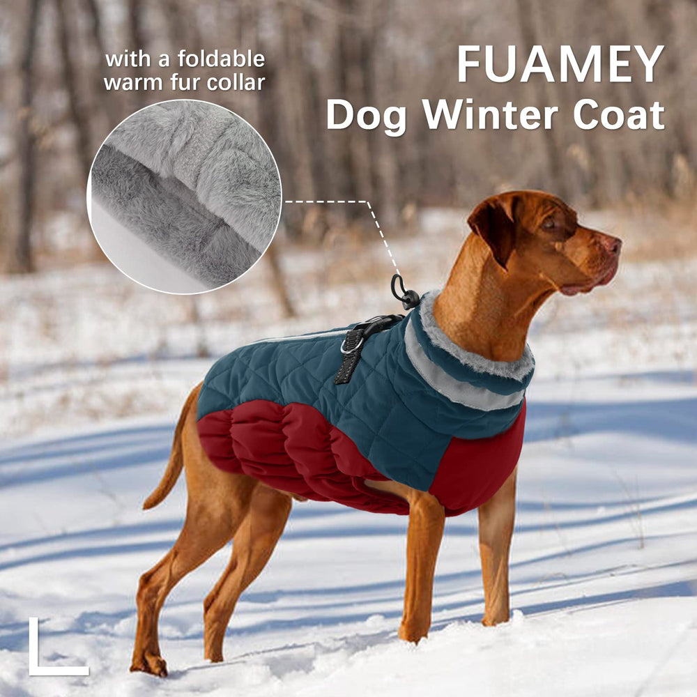 FUAMEY thick collar design provides extra neck protection and warmth