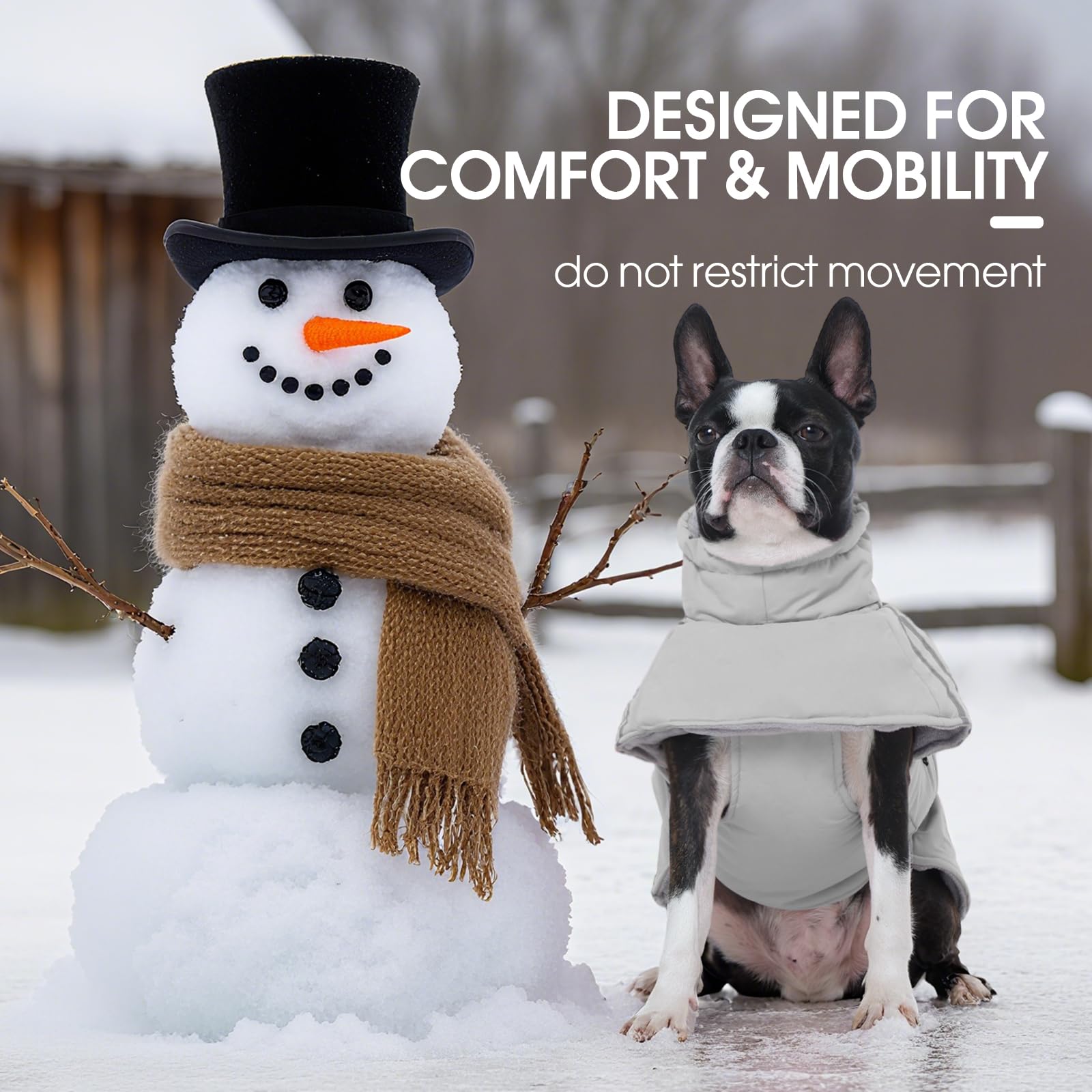 FUAMEY weatherproof outer layer protects during rain and snow