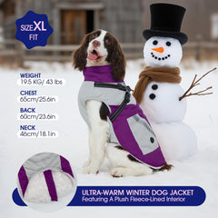 FUAMEY built-in harness loop ensures quick leash attachment during walks.