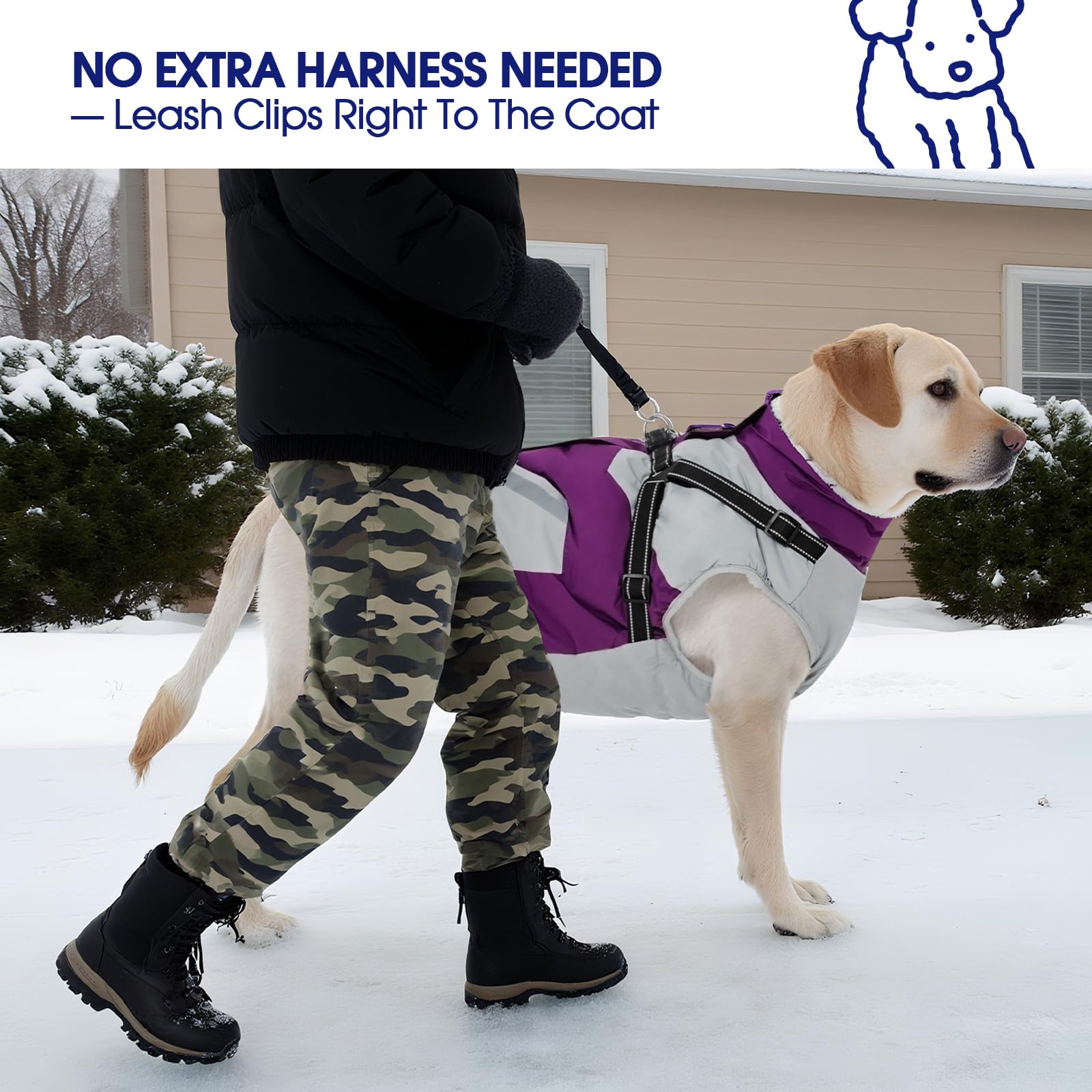 FUAMEY pockets provide secure space for treats, bags, and keys.