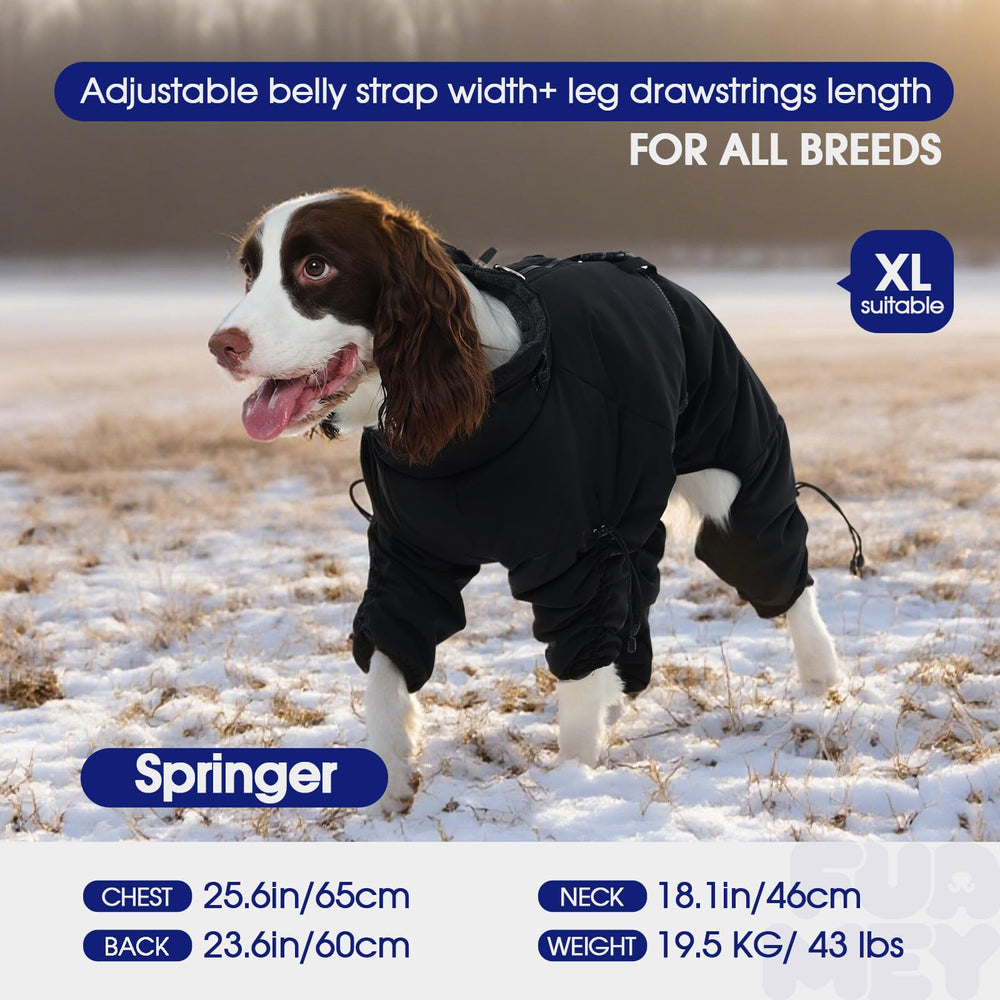 FUAMEY fleece-lining-insulation-dog-coat offers cozy warmth on cold days