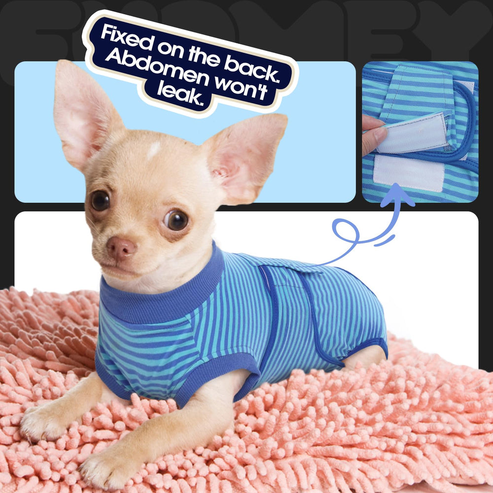 FUAMEY breathable cotton-spandex fabric keeps dogs cool and flexible.
