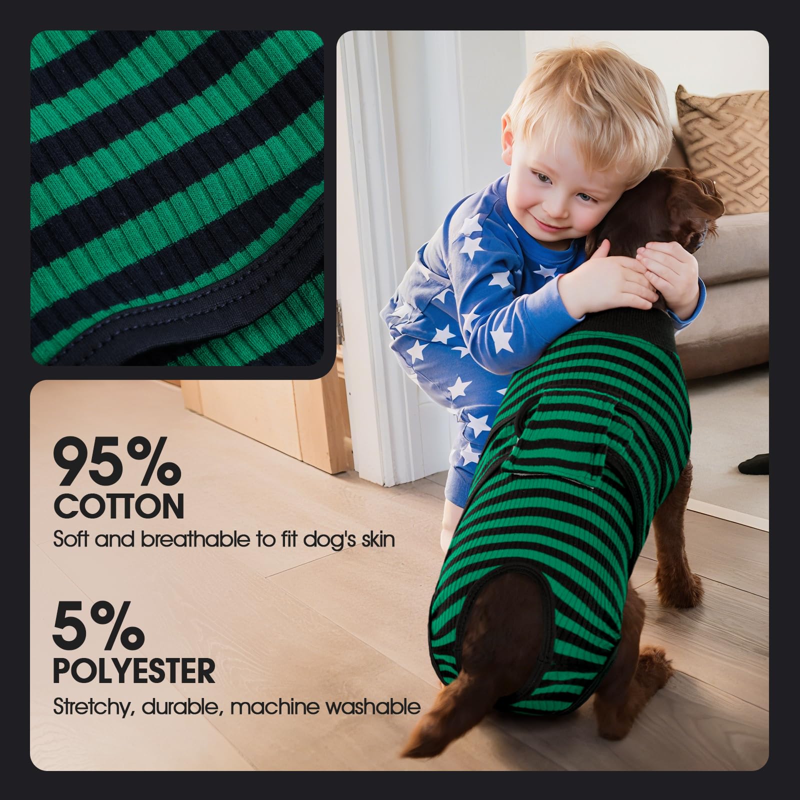 FUAMEY Recovery Suit suitable for post-op and postpartum use, gentle recovery at home