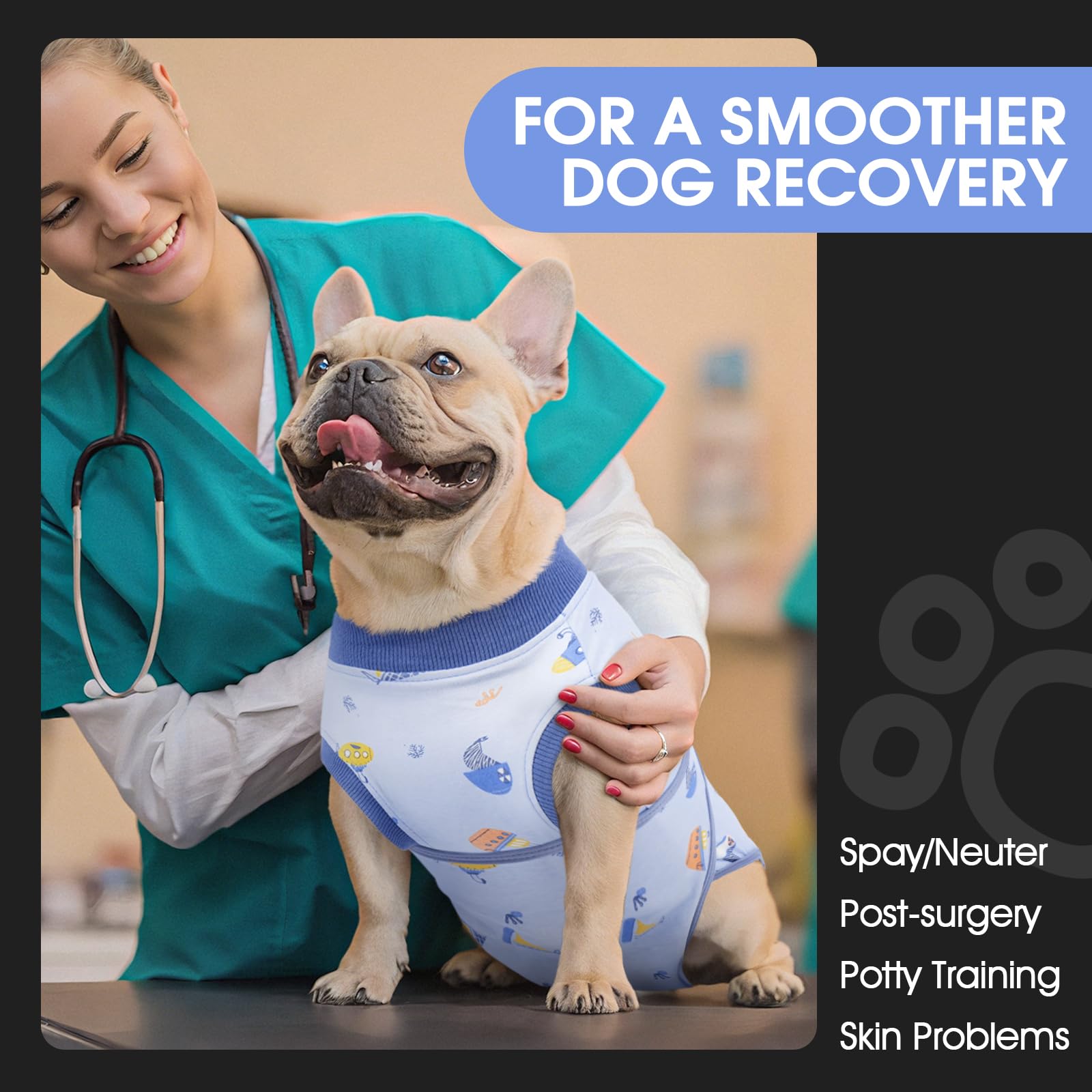 FUAMEY recovery suit-postoperative-care highlights protection and easy daily wear during recovery.