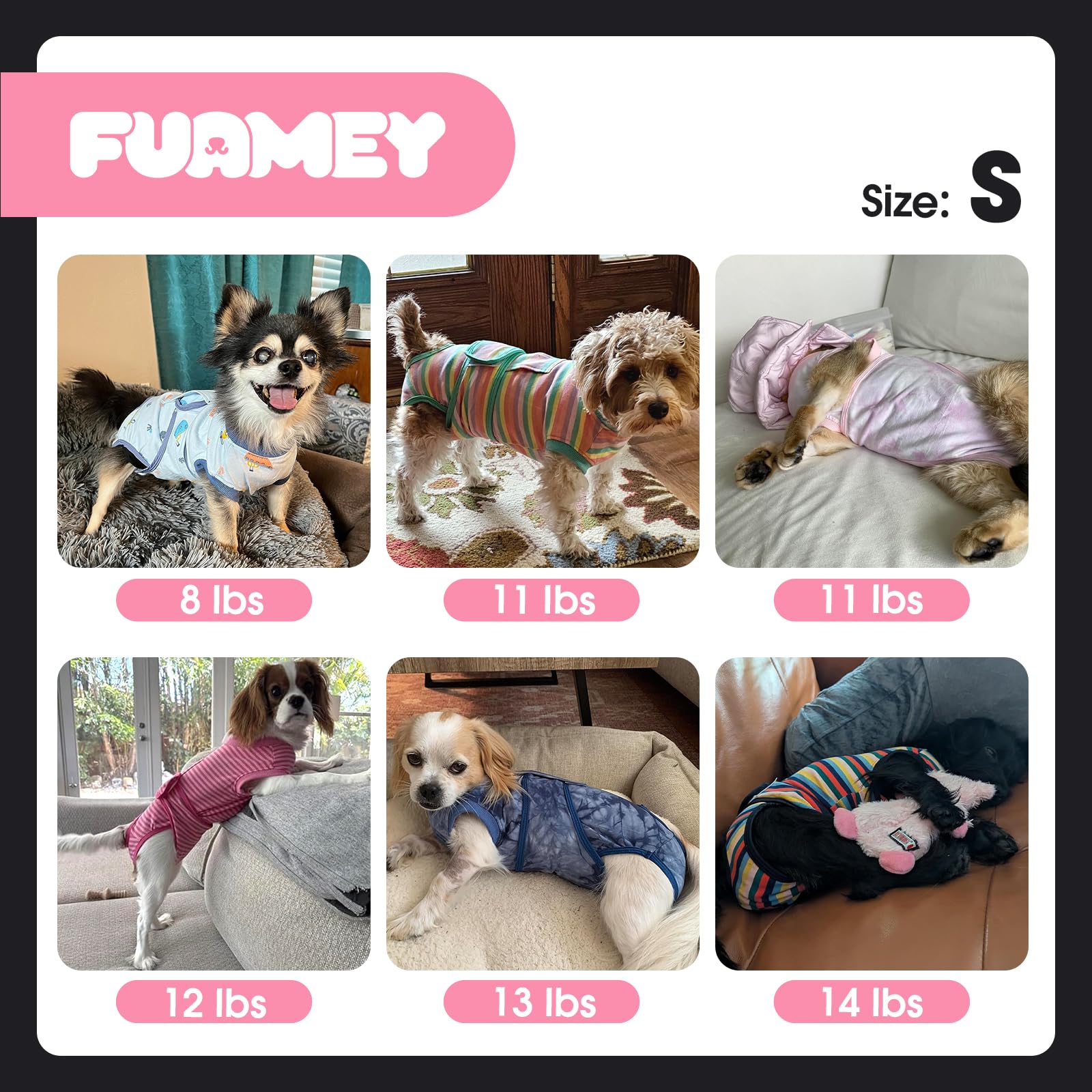 FUAMEY recovery suit used with diapers to prevent accidents.