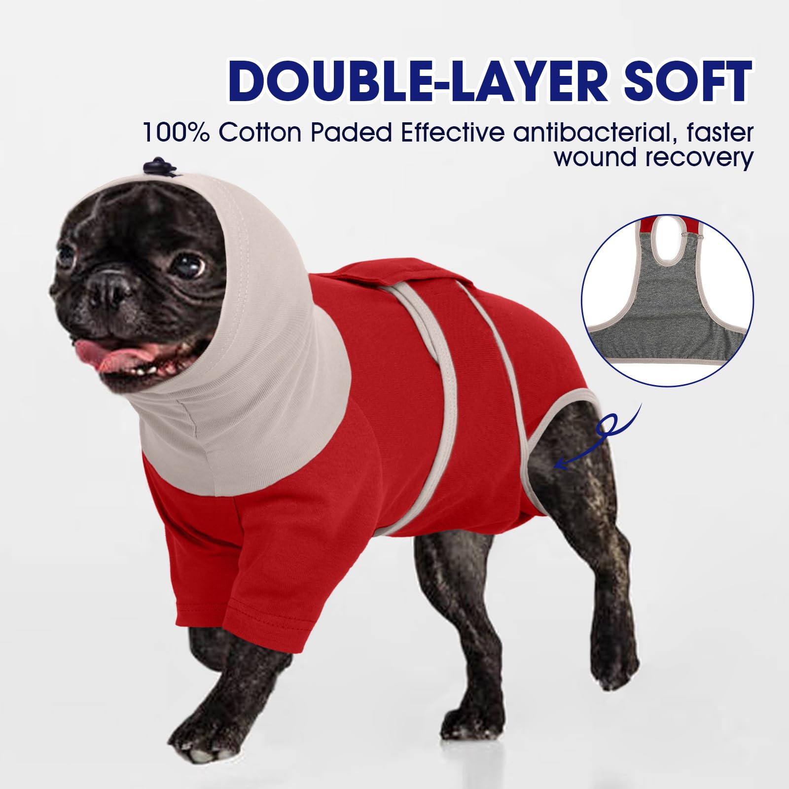 FUAMEY spay neuter use case shot showing easy pee through fit and care