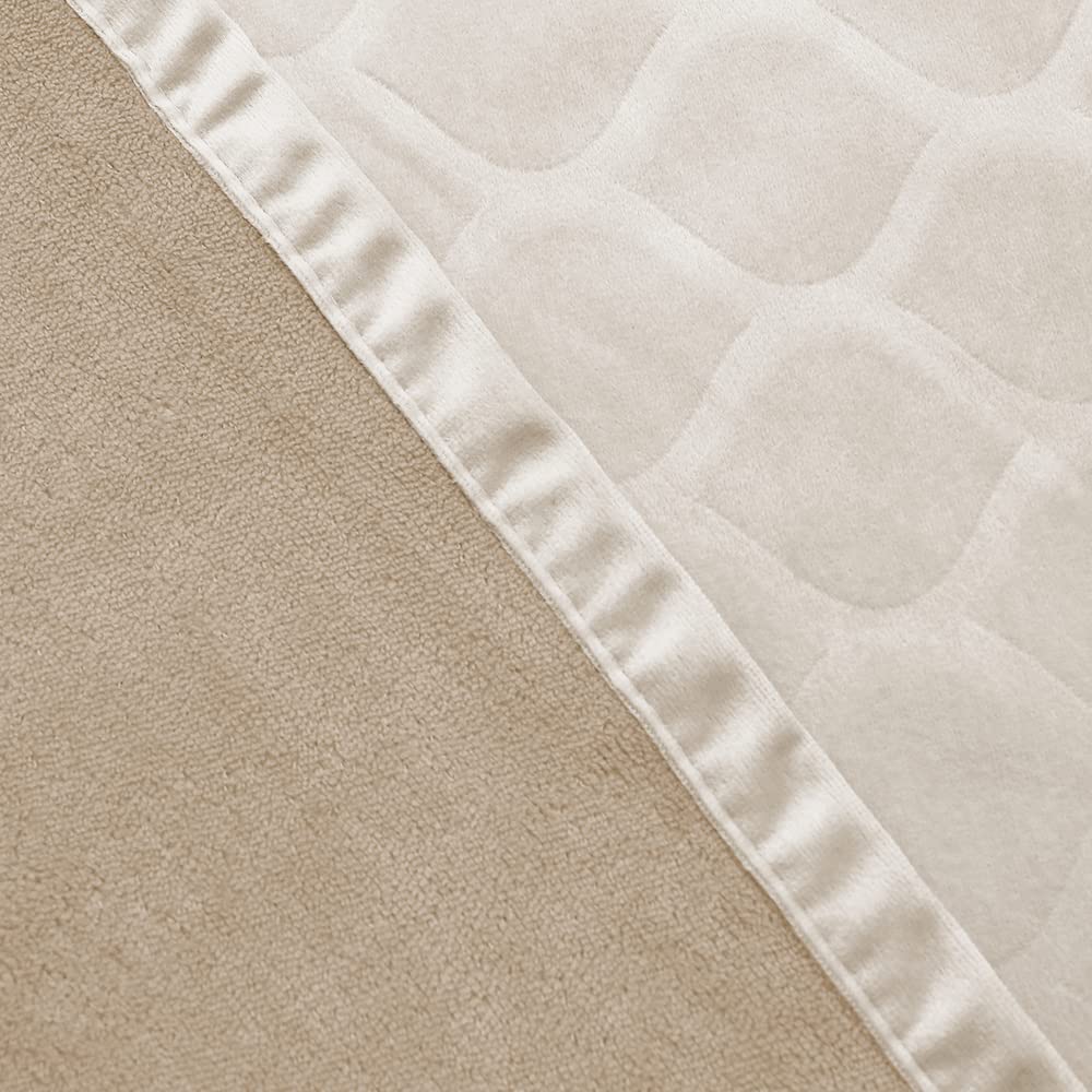 Fuguitex 82x82 inch blanket fits large couches and beds