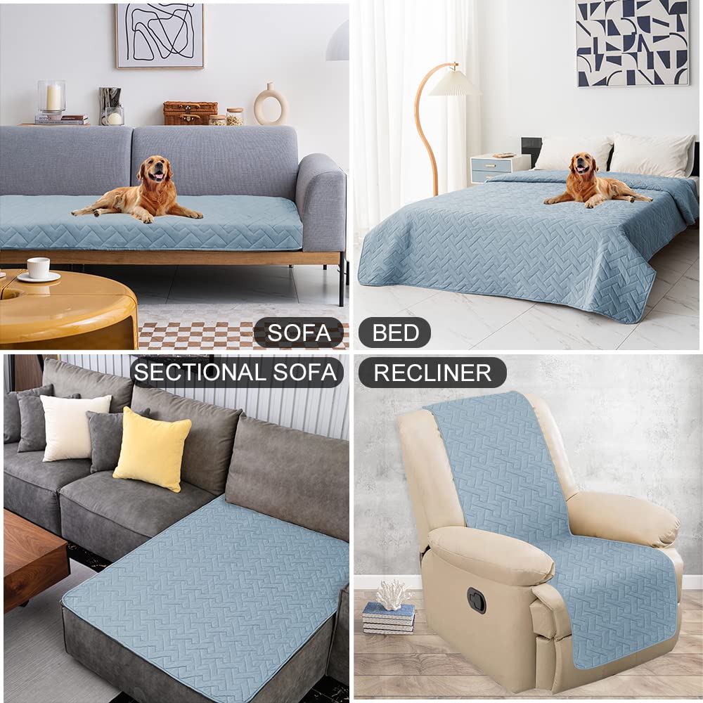 Fuguitex anti-scratch dog cover protecting sofas from claws.