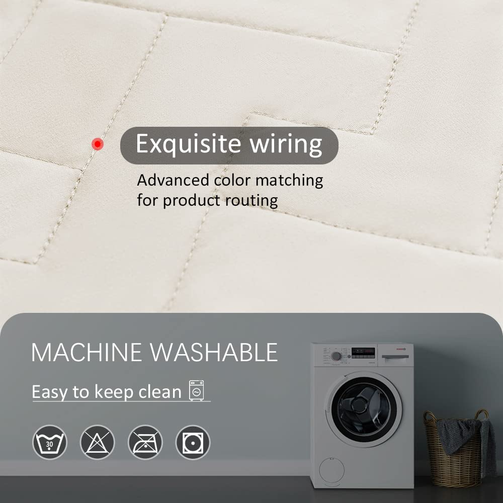 fuguitex dog bed cover anti-slip bottom keeps it in place