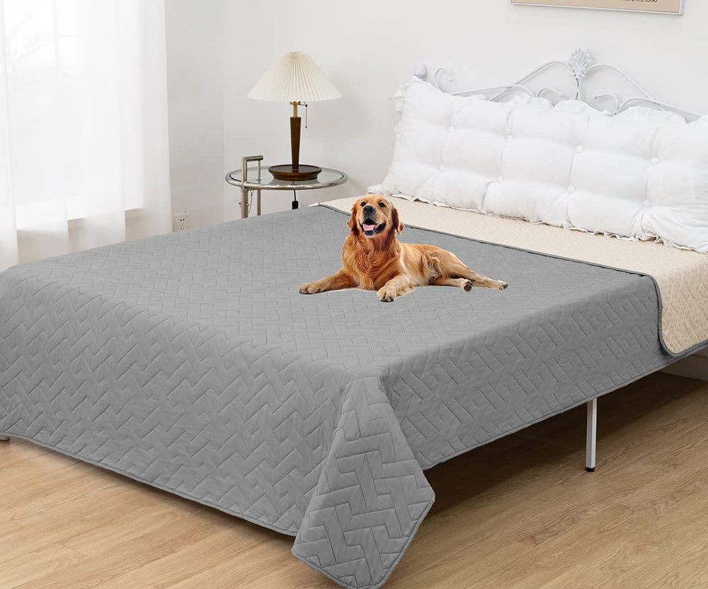 Fuguitex dog bed cover with waterproof TPU coating resists spills.