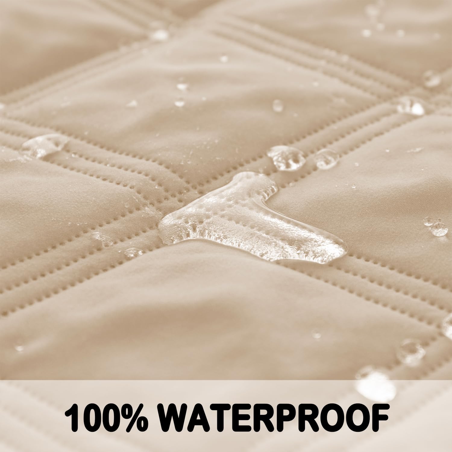 Fuguitex waterproof layer close-up shows dual coatings for moisture defense.
