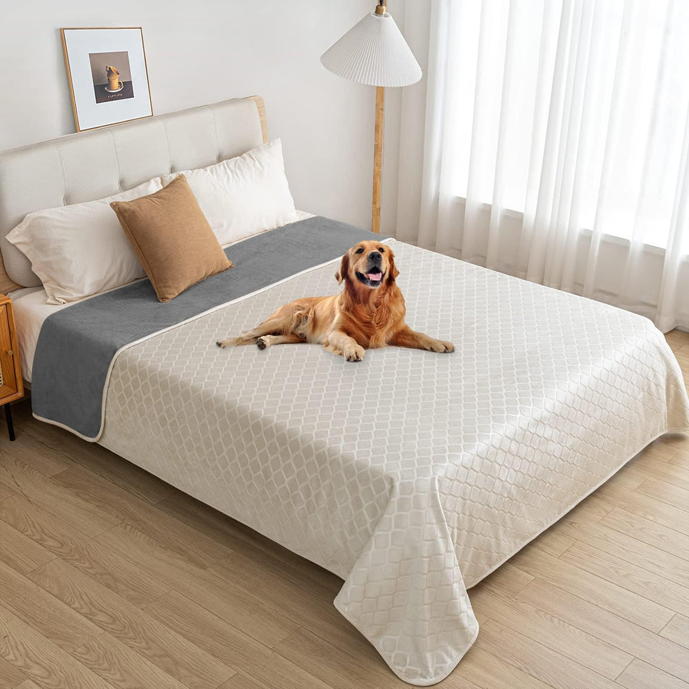 fuguitex machine-washable dog blanket cover for easy care