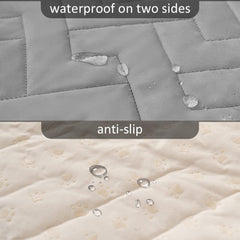 Fuguitex microfiber close-up highlights easy-clean, water-repellent surface.
