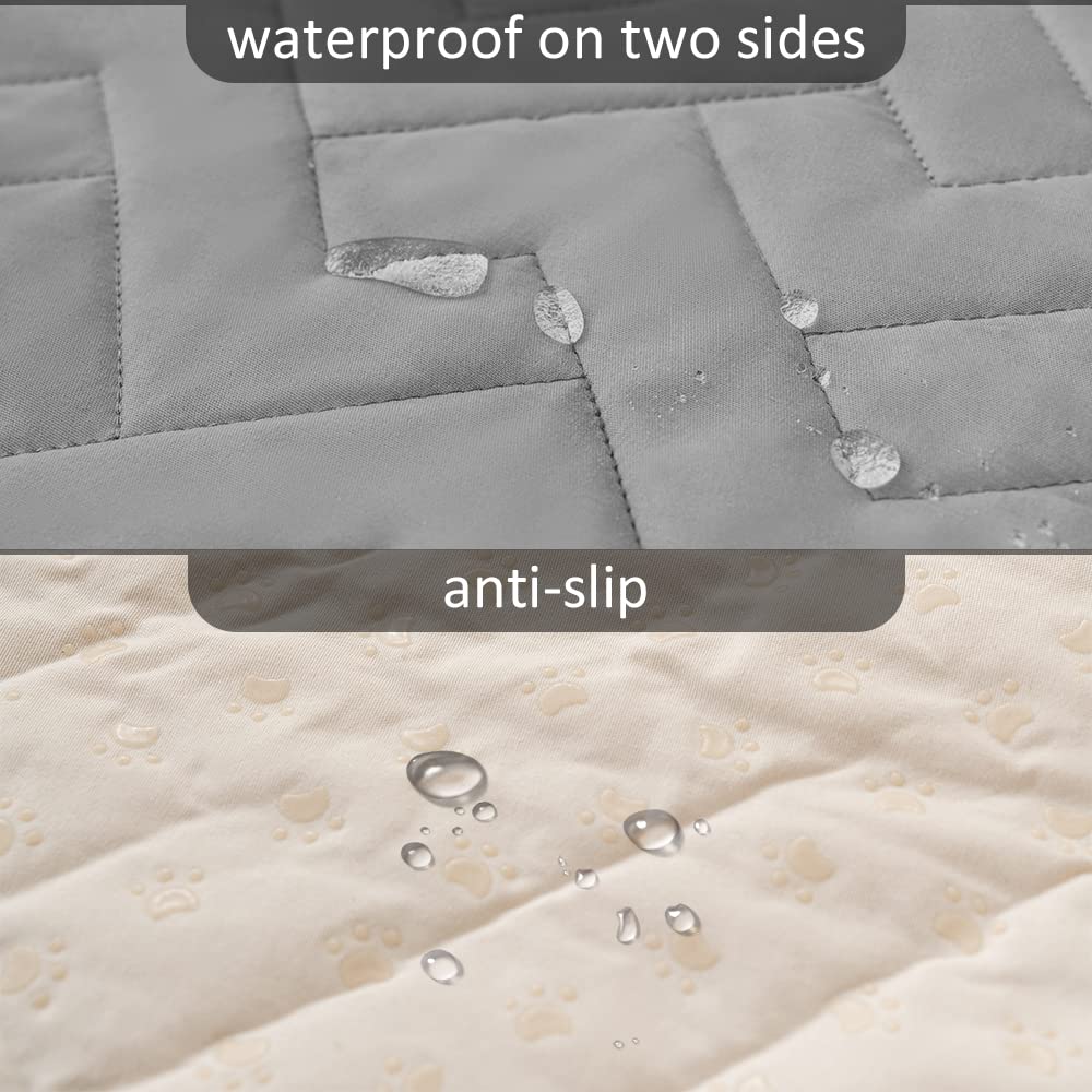 Fuguitex dog bed cover anti-scratch back highlights furniture protection.