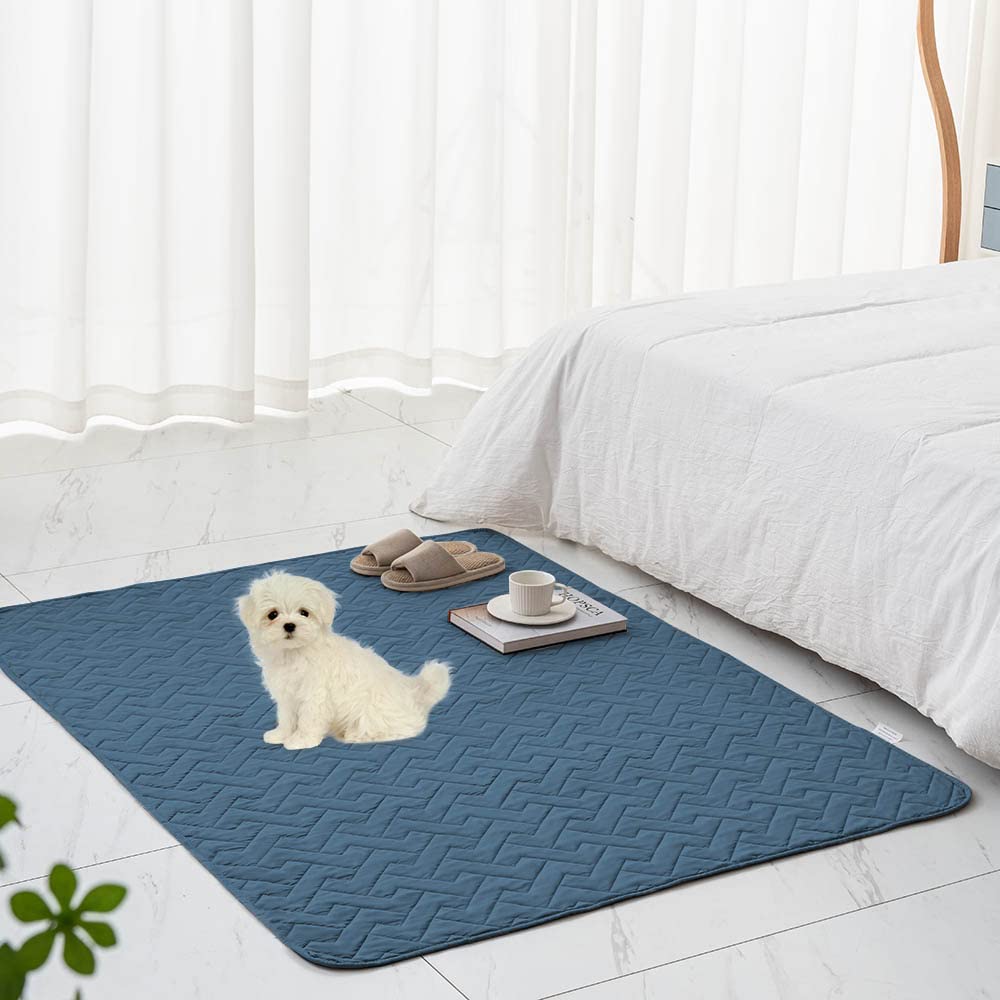 Fuguitex waterproof dog bed cover protecting sofa from spills and paw marks