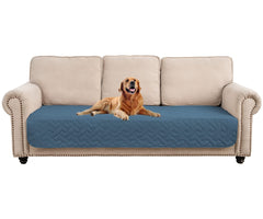 fuguitex waterproof dog bed cover on sofa provides spill protection for furniture